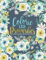 Colorie les Proverbes : Un livre de coloriage chrétien pour adultes : 45 versets de la Bible à colorier - Format 21,5 x 27 cm