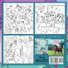 Licorne livre de coloriage Pour les enfants de 4 à 8 ans - 63 pages Format 21,5 x 21,5 cm