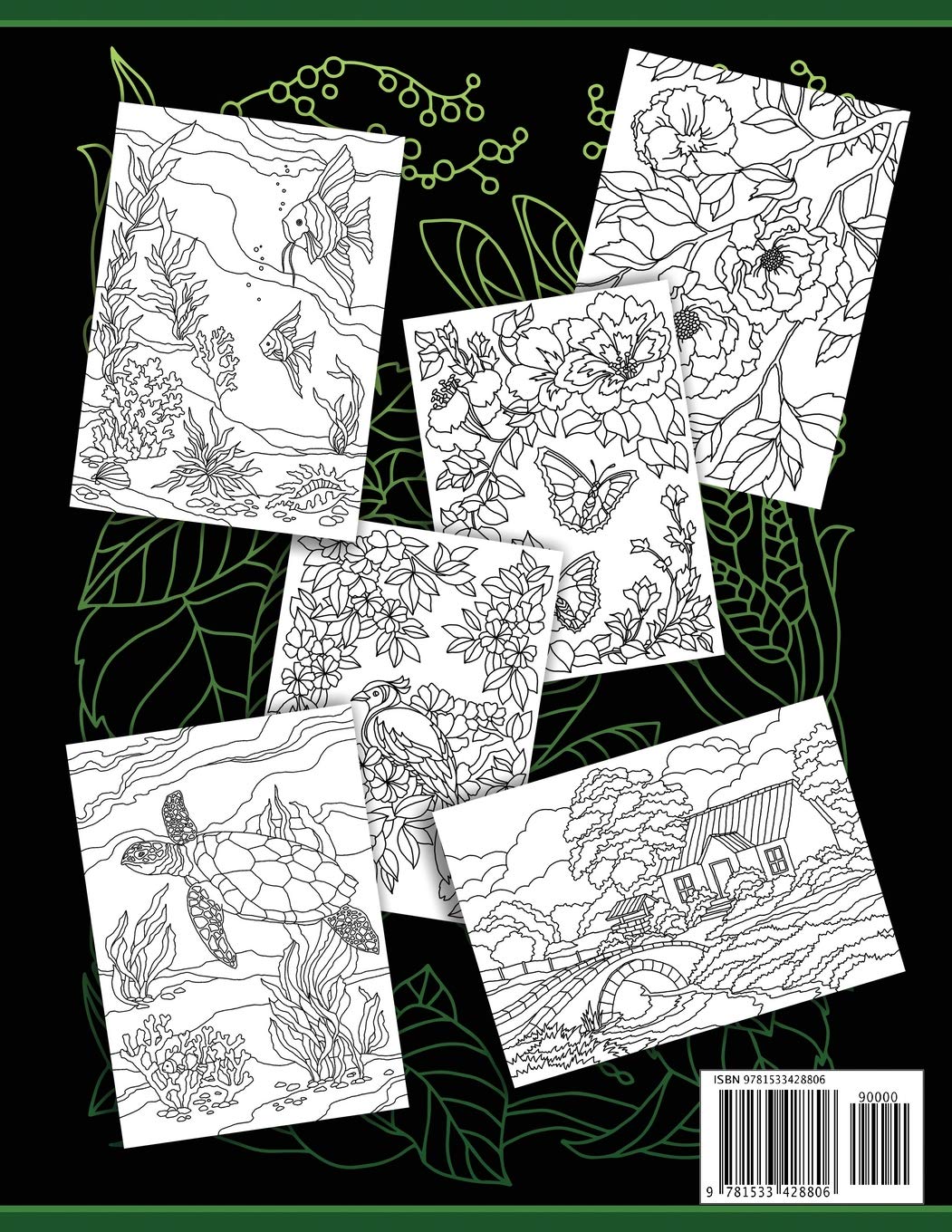 Livre de coloriage pour adulte Volume 6 : 40 motifs relaxants et anti-stress - 89 pages Format A4