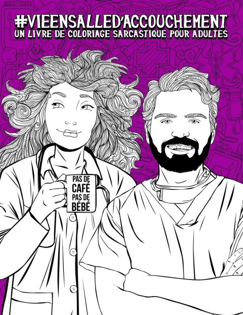 Livre de coloriage sarcastique pour adultes : Livre anti-stress pour obstétriciens, gynécologues & médecins - 102 pages Format A4
