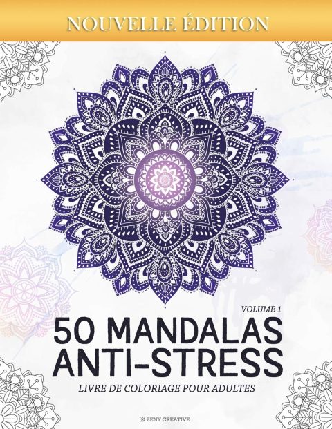 Mandalas Anti-stress (Volume 1) Livre de Coloriage pour Adultes : 50 Magnifiques Mandalas à Colorier - 102 pages Format A4