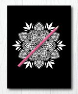 Livre De Coloriage Pour Adultes : Mandalas Nuit Magique - 84 pages Format A4