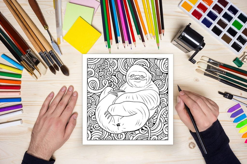 Fesses de animaux : un livre de coloriage pour les amoureux des animaux - 76 pages Format 21,5 x 21,5 cm
