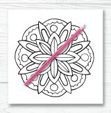 Mandala Livre de Coloriage pour Enfants -Cahier de Coloriage facile - 51 pages Format 21x21 cm
