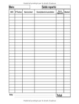 Cahier de compte: Livre de compte - Registre des recettes auto entrepreneur - 110 pages Format 21,5 x 28 cm