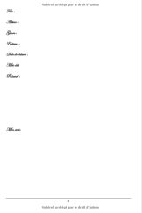 Mon carnet à lectures - 104 pages Format 15 x 22 cm