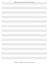 Cahier de musique : Carnet de Musique Avec Portée, Cahier de Partitions, Grand Format - 101 pages Format 21,5 x 28 cm