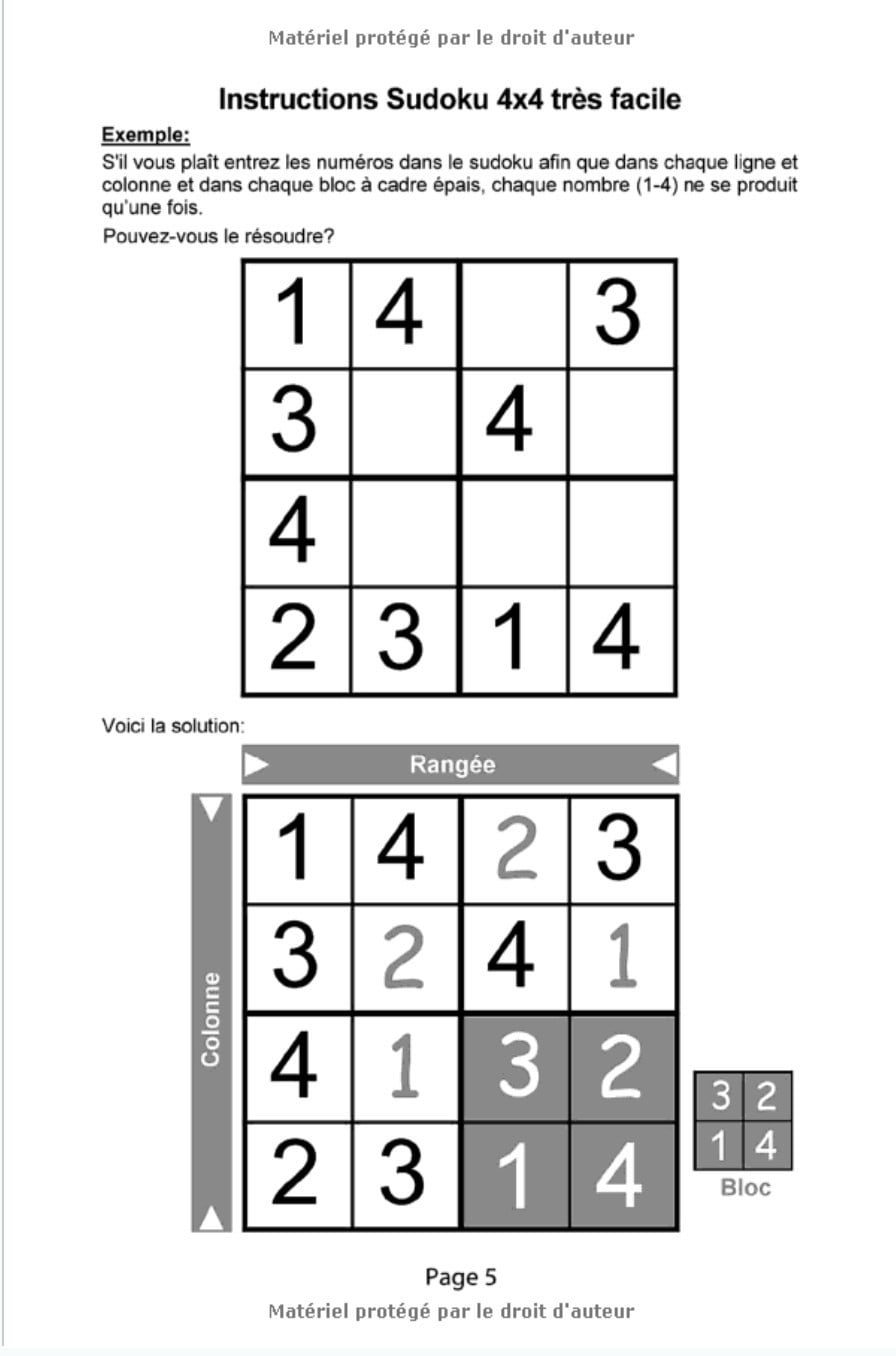 Sudoku pour les enfants 4x4 - 6x6 - 9x9 | 180 sudoku | Niveau : très facile | avec des solutions - 92 pages Format 15 x 22 cm
