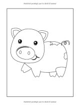 Livre de Coloriage Enfant Les Animaux de la Ferme - à partir de 4 ans - 32 Coloriages - Format A4
