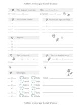 Cahier de liaison nounou : Carnet de liaison parents/nounou GRAND FORMAT - Journal de bord de bébé sur son lieu d'accueil - 205 pages Format 21,5 x 28 cm