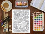 Colorie les Proverbes : Un livre de coloriage chrétien pour adultes : 45 versets de la Bible à colorier - Format 21,5 x 27 cm
