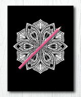 Livre De Coloriage Pour Adultes : Mandalas Nuit Magique - 84 pages Format A4