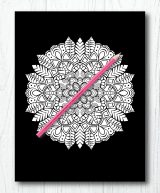 Livre De Coloriage Pour Adultes : Mandalas Nuit Magique - 84 pages Format A4