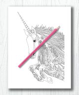 Licornes Livre de coloriage mandala - 60 belles licornes - 126 pages Format A4