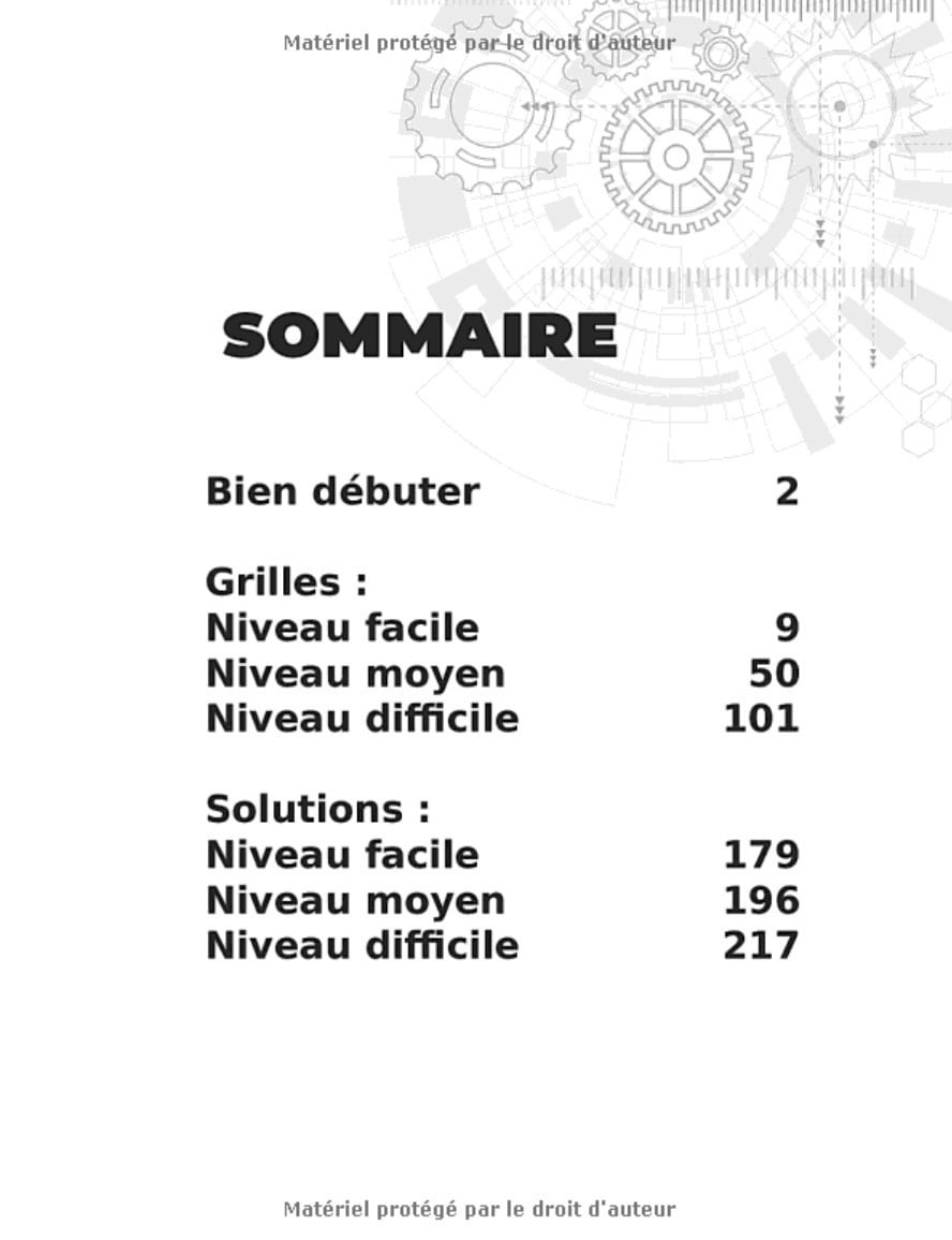 Sudoku adulte maxi format 1000 Puzzles FACILE MOYEN DIFFICILE : Livre Sudoku adulte - 240 faciles | 300 moyens | 460 difficiles - 6 grilles par page - 250 pages Format 21,5 x 28 cm