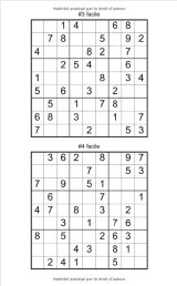 SuDoKu adulte Niveau facile - moyen - difficile - diabolique - Format poche - 192 grilles - 112 pages Format 12,7 x 20 cm