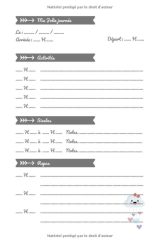 CARNET LIAISON NOUNOU : Cahier de transmission entre parents et nounou pour faciliter la communication au quotidien - 100 pages Format 15 x 22 cm