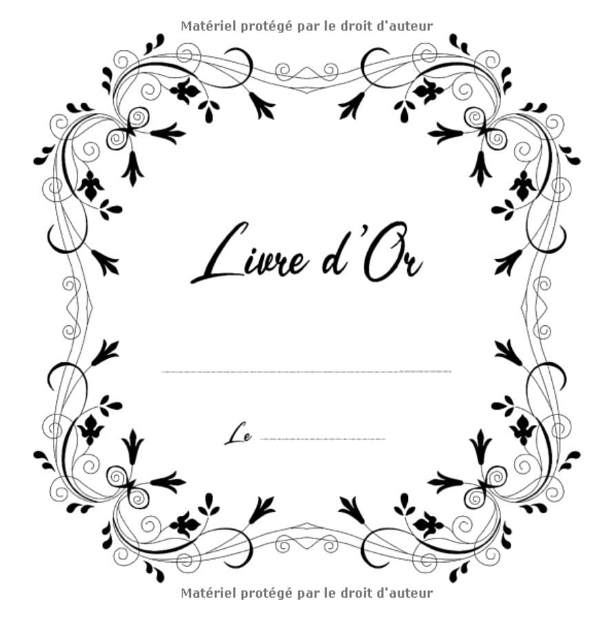 Livre d'Or : Livre d’or mariages, pacs, retraites, anniversaires, noces, baby shower... | 100 pages Format 21 x 21 cm