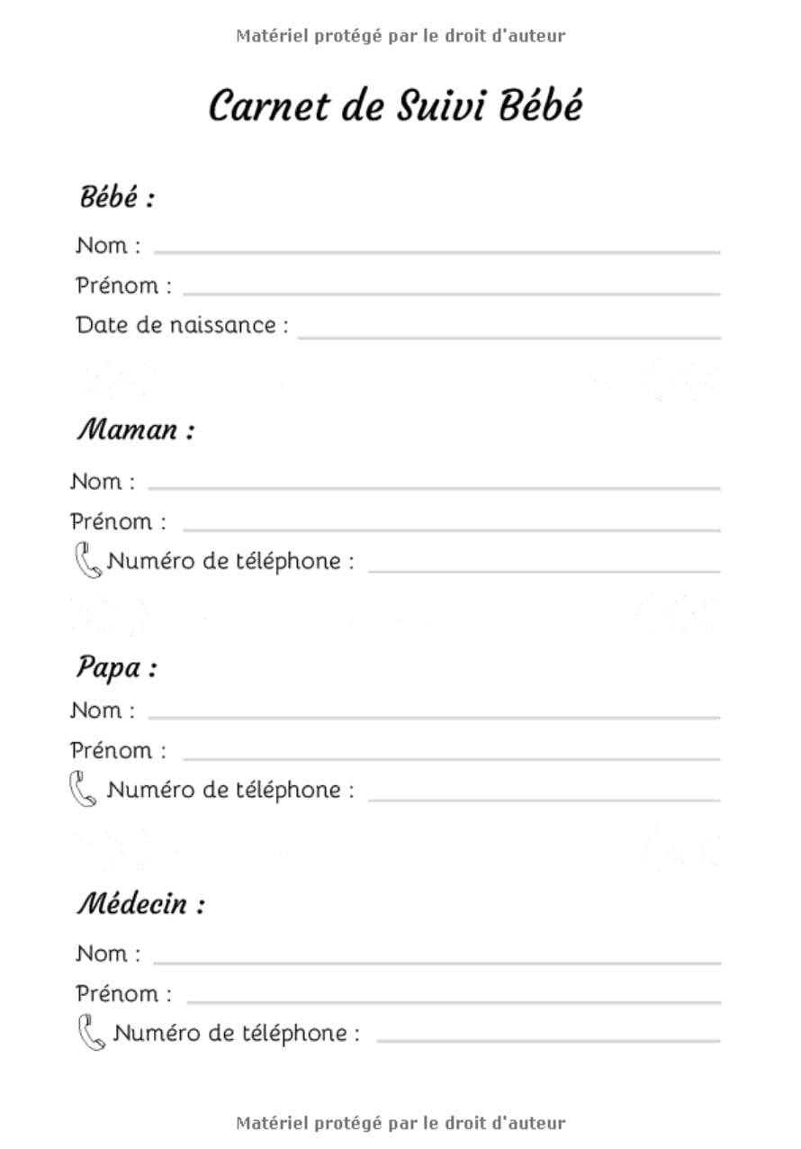 Carnet de Suivi Bébé: Journal de bord - Cahier de suivi maternel - Idéal pour bébé, nouveau né, nourrisson - Suivi de l'alimentation (allaitement, ... couches, bain, médicaments) - 120 Pages Format 18x25 cm