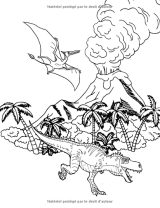 Dinosaure Livre de Coloriage Pour les Enfants de 4 à 8 Ans - 67 pages Format A4