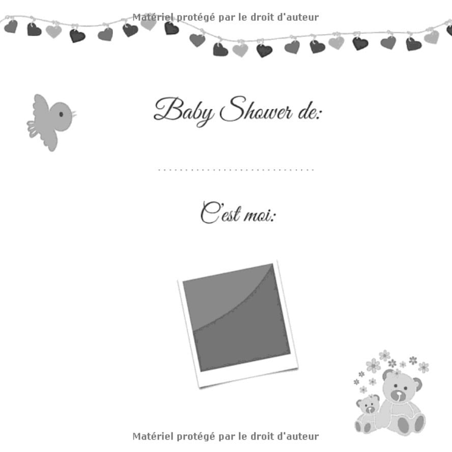 Baby Shower - C'est un garcon : Un beau livre d'or et album pour le baby shower ou la naissance pour garçons - 60 pages Format 21 x 21 cm