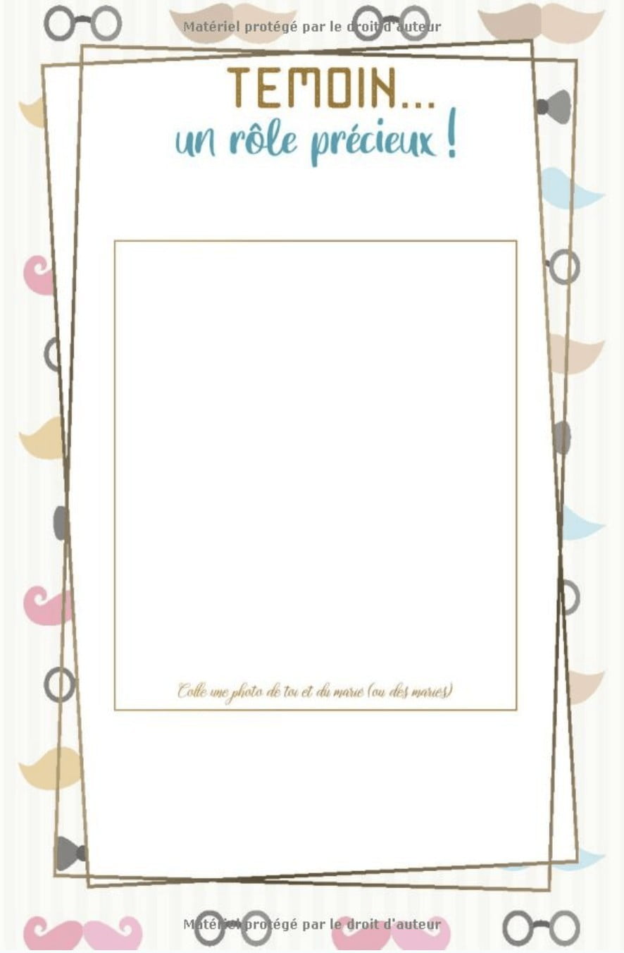 Petit guide (de survie) du témoin du marié : Pour se préparer et ne rien oublier - EVG, To do list, Agenda, discours... | 35 pages Format 15 x 22 cm