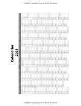 Agenda 2021 - agenda semainier - Planning professionnel - 109 pages Format 21,5 x 28 cm