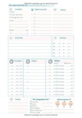 CARNET DE SUIVI BÉBÉ - 200 JOURS : Suivi allaitement, soins, médicaments, sommeil, activité – 202 Pages Format 18 x 25 cm