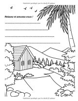Livre de Coloriage Paysages pour adultes : 25 dessins exclusifs de paysages - 58 pages Format 21,5 x 28 cm