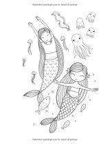 Sirène Livre de Coloriage Pour les Enfants de 4 à 8 Ans - 80 pages Format A4