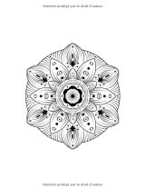 MANDALA LIVRE DE COLORIAGE POUR ADULTES / 100 images à colorier pour soulager le stress - 205 pages Format A4