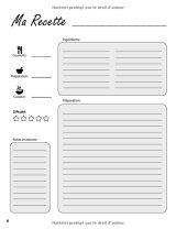 les recettes de maman livre de recettes à compléter : Livre / carnet de recettes à compléter - Format A4 – 100 recettes