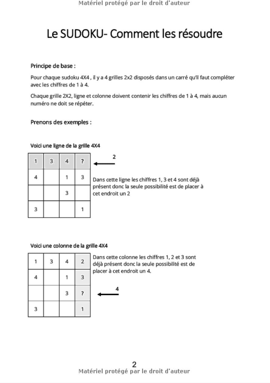 Sudoku Enfant 4-7 ans : Grilles 4X4 adapté aux plus petits| Niveau très Facile |160 grilles+ solutions | 17.78 x 25.4 cm - 53 pages