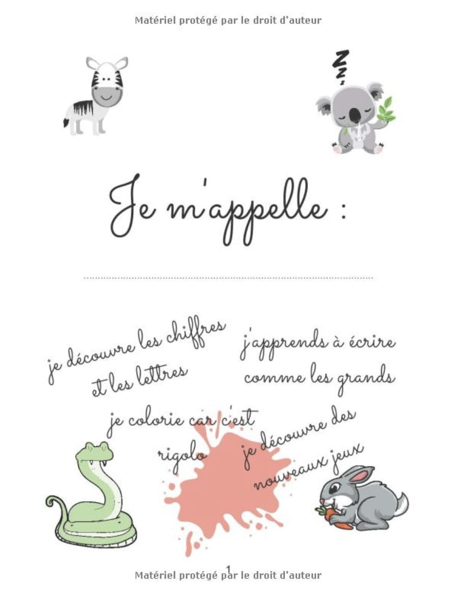 Mon cahier d'activités à la maison : Apprendre et progresser en s'amusant - à partir de 4 ans - 88 pages Format A4