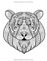 Coloriages Mandalas animaux : 50 animaux pour les enfants de 10 ans et plus - 103 pages Format A4