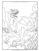 Livre De Coloriages Dinosaures Pour Enfants - 105 pages Format A4
