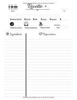 Les Recettes du Bonheur : Carnet de Cuisine a Remplir 100 Recettes à Personnaliser - 200 Pages Grand Format XXL (A4)