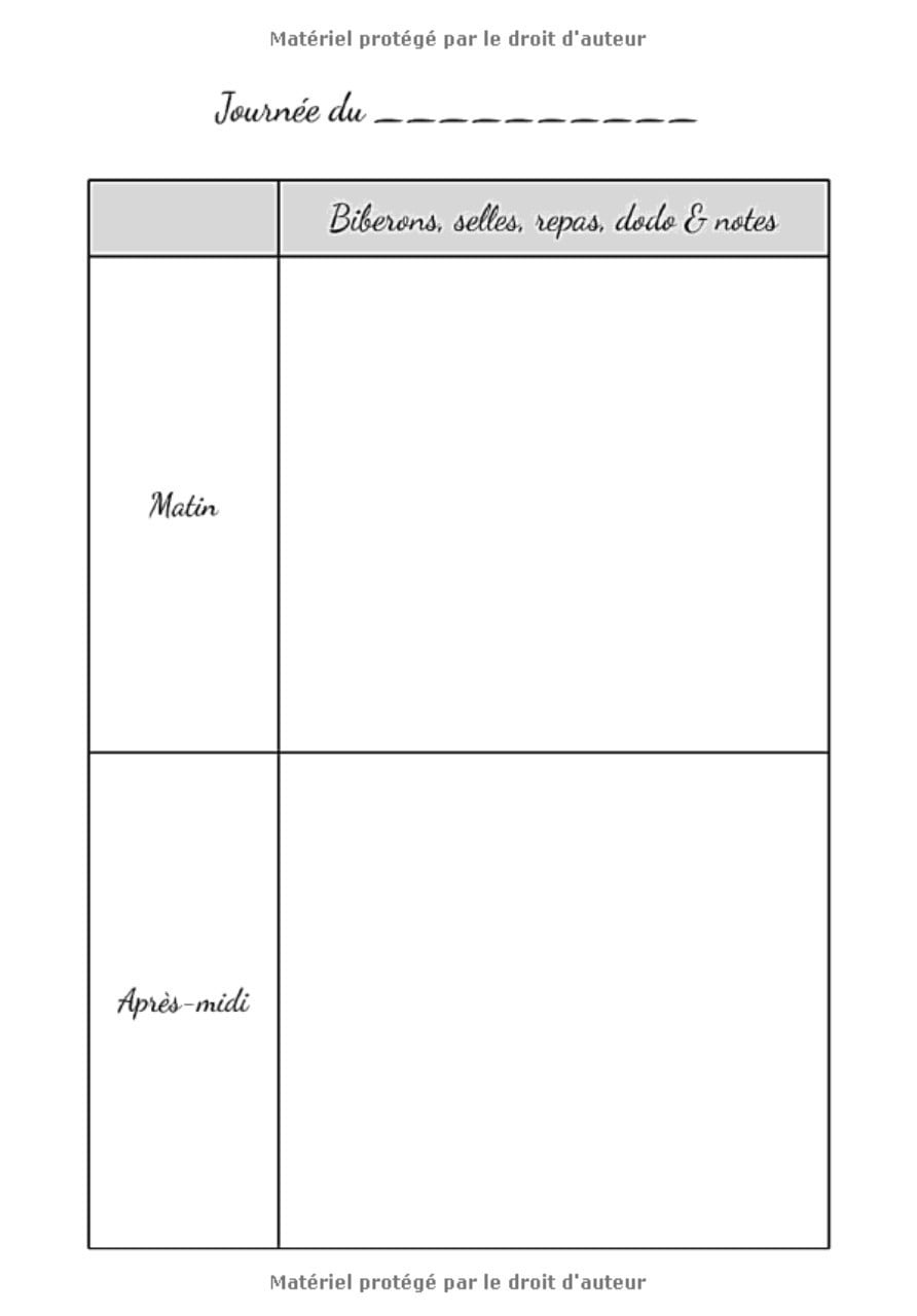 Carnet de liaison nounou | journal de liaison parents / nounou | Petit format | 101 pages Format 18 x 25 cm