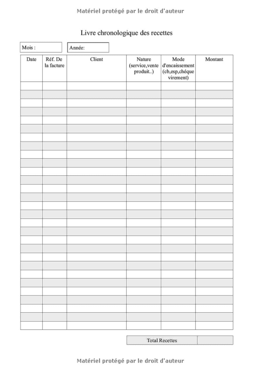Registre recettes achats auto-entrepreneur : livre de compte auto-entrepreneurs micro-entrepreneurs associations et professions libérales Format A4 –