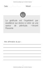 Carnet de Gratitude: Journal de Gratitude Good Vibes Only, pour filles et femmes. 90 Jours Reconnaissance pour une Vie Positive - 186 pages Format 15 x 22 cm