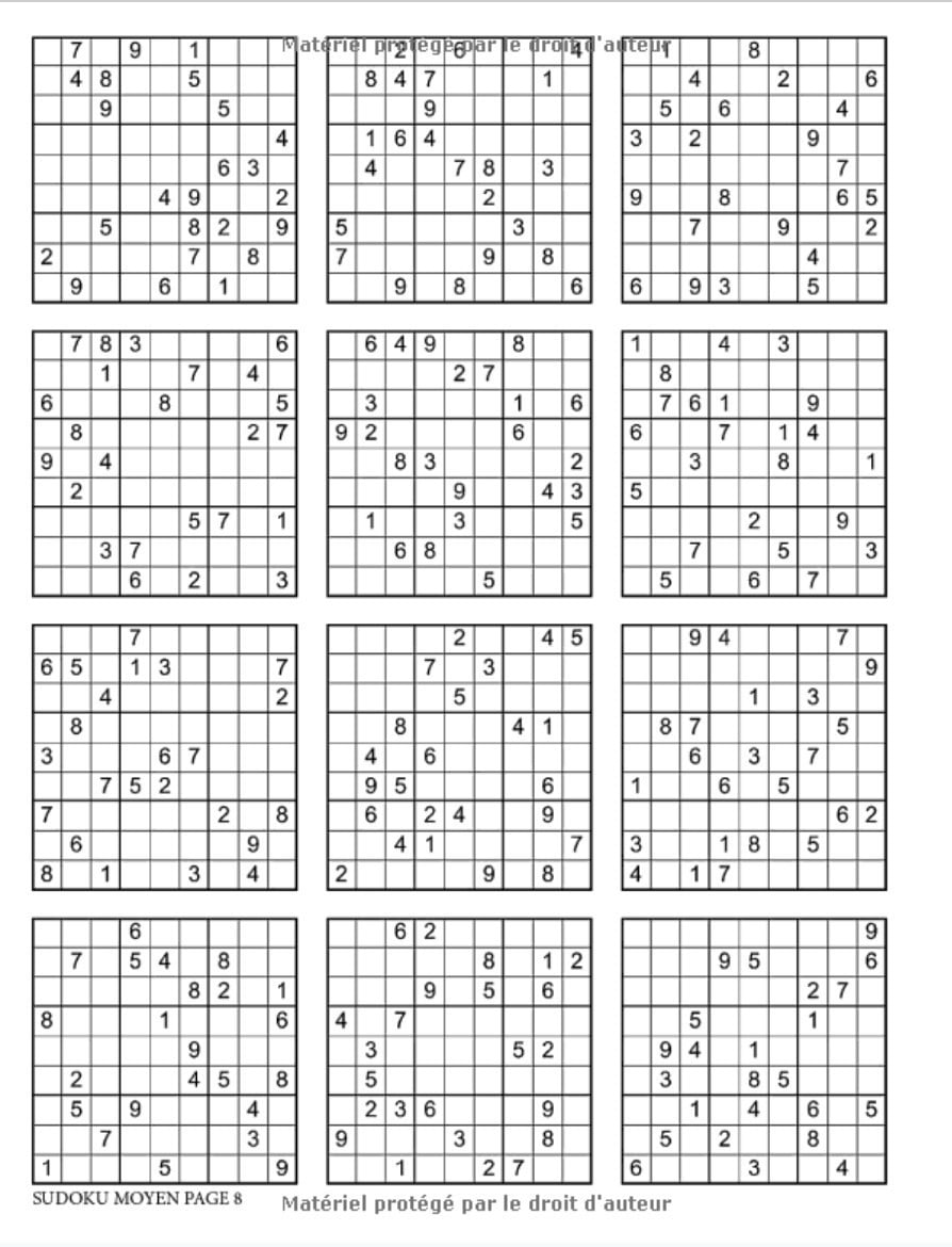 Le Plus Grand Livre De Sudoku Du Monde - 3000 GRILLES : Avec Solutions | Niveau : moyen - difficile - diabolique / 379 pages Format 21,5 x 28 cm