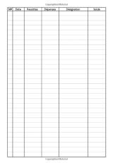 Livre De Caisse Simple : Journal Recettes Dépenses - A5 - 110 pages