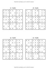 Sudoku adultes facile vol1 : Carnet de 280 Sudoku / VOL 1 / Niveau FACILE / 105 pages Format 18 x 25 cm