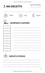 MES COSMÉTIQUES NATURELS : CARNET DE 50 RECETTES - Format 12x20 cm