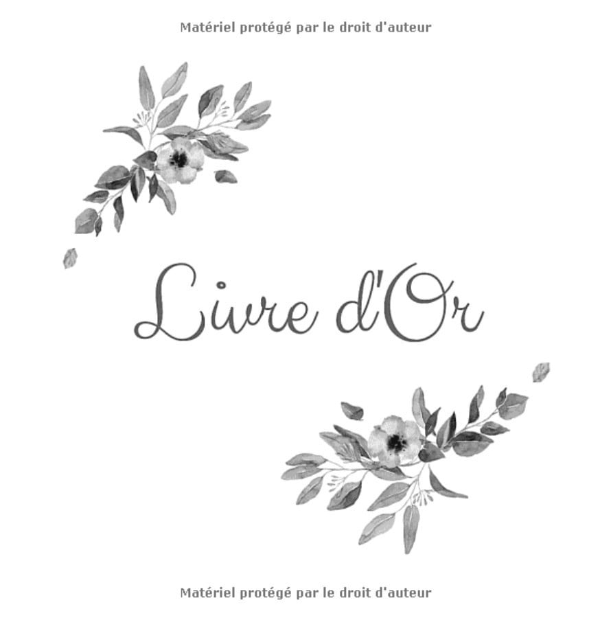 Livre d'Or feuilles vertes Jungle | Cadeau Anniversaire, Baptême, départ à la retraite, Noce, Mariage, EVJF | 101 pages à remplir | Format carré 21x21 cm