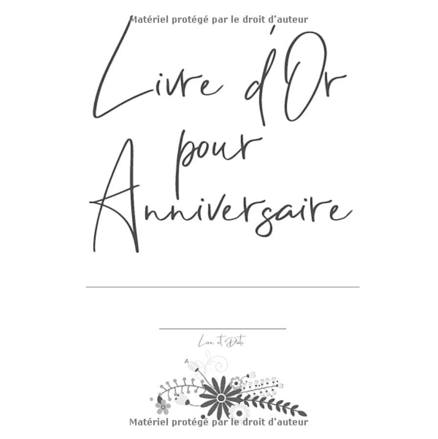Livre d'Or 25 Ans Anniversaire Souvenir Or Rose Noir I Félicitations Écrites I Registre Des Cadeaux I Idée Cadeau pour les 25 Ans I 70 pages Format 21,5 x 21,5 cm