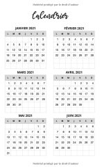 Mon Agenda Zen 2021: Agenda semainier de 140 pages - Format 15 x 22 cm