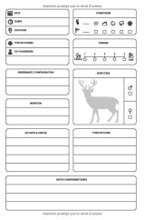 Journal de la chasse : journal de bord du chasseur à remplir - Carnet de chasse et registre de Gibiers - 120 pages Format 15 x 22 cm