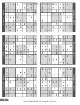 Sudoku adulte maxi format 1000 Puzzles FACILE MOYEN DIFFICILE : Livre Sudoku adulte - 240 faciles - 300 moyens - 460 difficiles - 6 grilles par page - 250 pages Format 21,5 x 28 cm