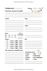Carnet de liaison Nounou - Parent - Crèche : Cahier de vie chez nounou - 102 pages Format 15 x 22 cm